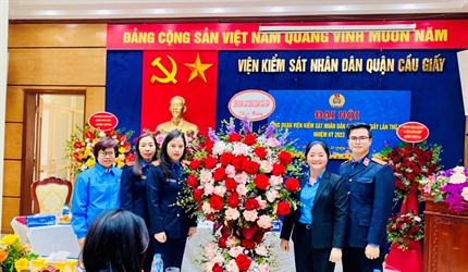 Đại hội Công đoàn Viện KSND quận Cầu Giấy nhiệm kỳ lần thứ VIII (2023 –...